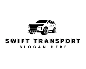 SUV Car Transportation logo design