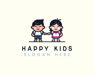 Kids Playful Daycare logo design