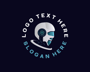 Smart - Artificial Intelligence Robotics Technology logo design