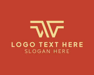 Law - Stripe Line Wing Business logo design