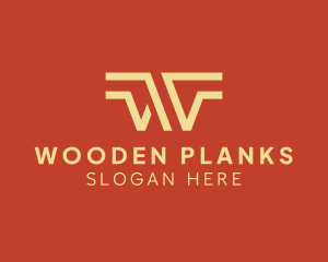 Stripe Line Wing Business logo design