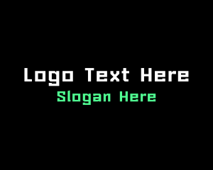 Arcade Screen Font Logo