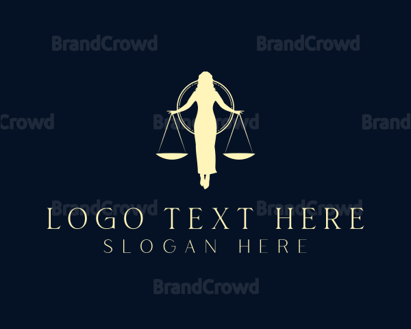 Female Scale Law Firm Logo
