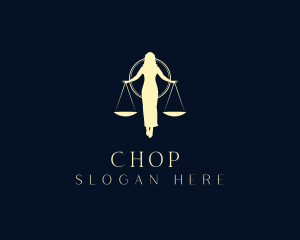 Female Scale Law Firm Logo