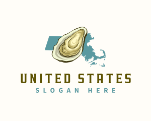 Massachusetts Oyster Seafood logo design