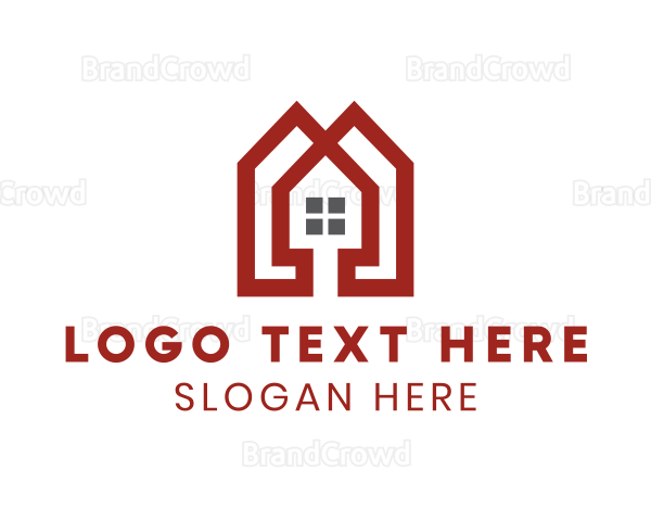 Red Homes Apartment Logo