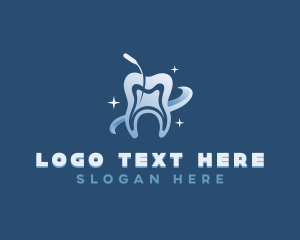 Dental Hygienist - Tooth Scaler Dentist logo design