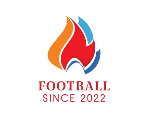 Fuel - Colorful Flame Fuel logo design