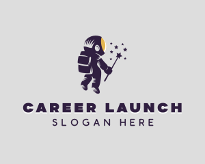 Career - Astronaut Career Coach logo design
