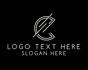Analytics - Modern Minimalist Letter E logo design