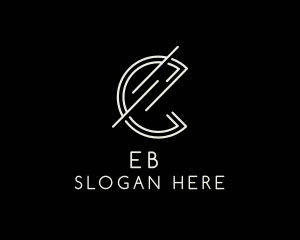 Modern Minimalist Letter E  logo design