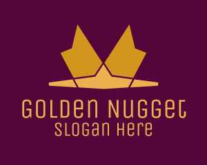 Golden Royal Tiara logo design