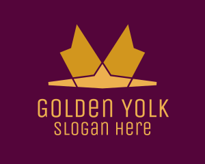 Golden Royal Tiara logo design