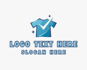 Cleaning - Clean Laundry Tee Shirt logo design