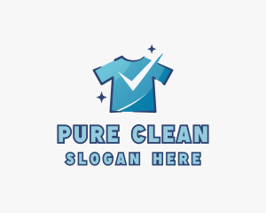 Clean Laundry Tee Shirt logo design