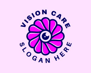 Eye Flower Ophthalmology logo design