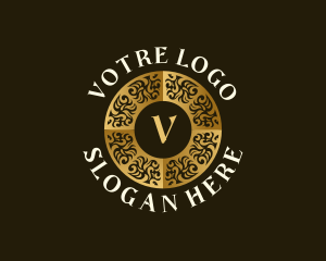 High End - Luxury Decorative Crest logo design