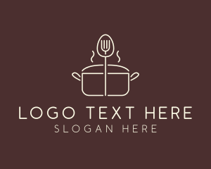 Minimalist Cooking Pot  logo design