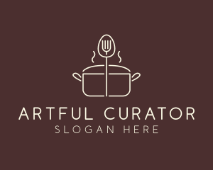 Minimalist Cooking Pot  logo design