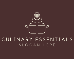 Minimalist Cooking Pot  logo design