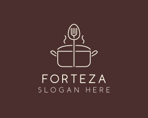 Minimalist Cooking Pot  logo design