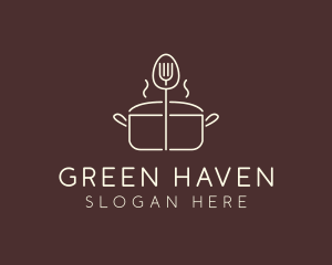 Minimalist Cooking Pot  logo design