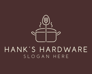 Minimalist Cooking Pot  logo design