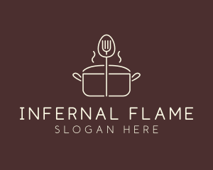 Minimalist Cooking Pot  logo design