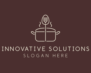 Minimalist Cooking Pot  logo design