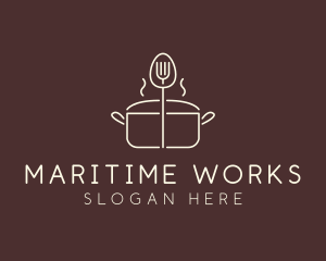 Minimalist Cooking Pot  logo design