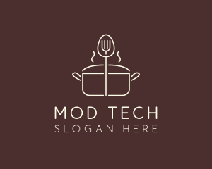 Minimalist Cooking Pot  logo design