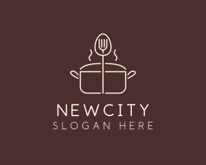 Minimalist Cooking Pot  logo design