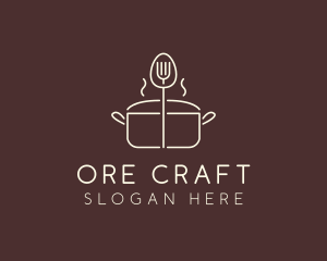 Minimalist Cooking Pot  logo design