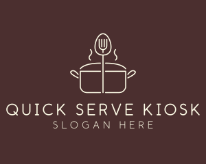 Minimalist Cooking Pot  logo design