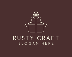 Minimalist Cooking Pot  logo design