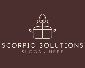 Minimalist Cooking Pot  logo design