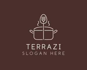 Minimalist Cooking Pot  logo design