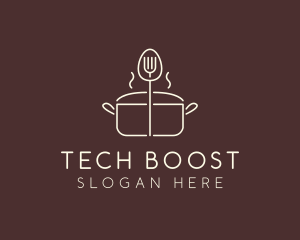 Minimalist Cooking Pot  logo design