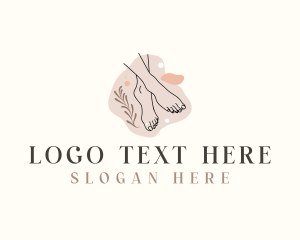 Leaf - Pedicure Foot Spa logo design