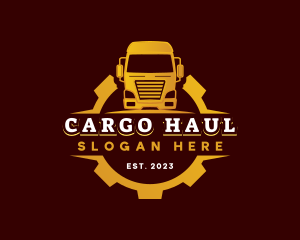 Truck Logistics Automotive logo design