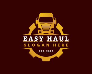 Truck Logistics Automotive logo design