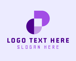 Firm - Geometric Tech Startup logo design