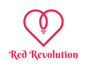 Red Heart Ring logo design