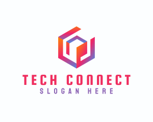 Coworking Space - Cube Tech Solutions logo design