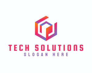 Cube Tech Solutions  logo design