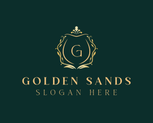 Golden Fashion Boutique logo design