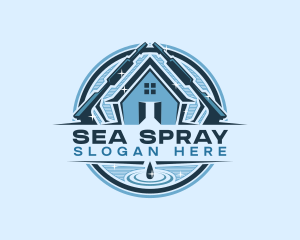 Pressure Washer Housekeeping logo design