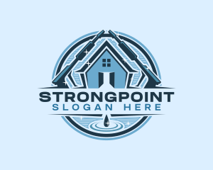 Spray - Pressure Washer Housekeeping logo design