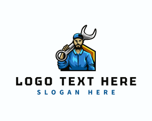 Tool - Handyman Wrench Repair logo design