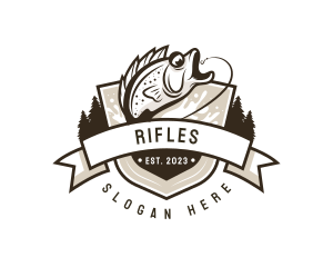 Fishing Seafood Restaurant Logo